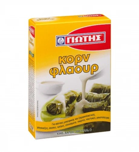 Corn Flour - Maismehl (200g) Jotis von Jotis bei Araxxon  - Hochwertiges griechisches Produkt.   Corn Flour - Maismehl (200g) Jotis από Jotis στο Araxxon  - Αυθεντικό ελληνικό προϊόν.